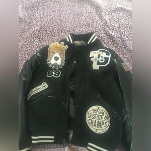 Top gun kids black bomber jacket